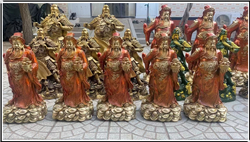 小型站像拿刀關(guān)公銅像價錢 小型站像拿刀關(guān)公銅像價錢