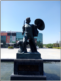 鑄銅關(guān)公 景觀廣場(chǎng)人物銅雕塑