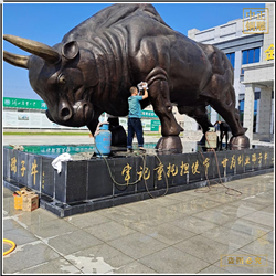大號(hào)商業(yè)街步行街銅牛雕塑 大號(hào)商業(yè)街步行街銅牛雕塑