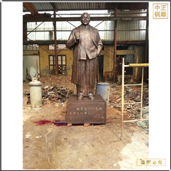 鑄銅關公 室外大型名人銅雕塑鑄造