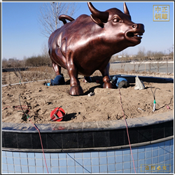 大型廣場(chǎng)華爾街銅牛定制 大型廣場(chǎng)華爾街銅牛定制