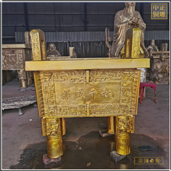 鑄銅關(guān)公 企業(yè)銅鼎鑄造加工廠