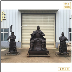 寺院銅關公制作 寺院銅關公制作
