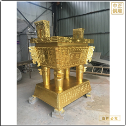 鑄銅關(guān)公 仿古銅鼎制作廠家
