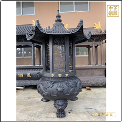 鑄銅關(guān)公 大殿前鑄銅香爐價格