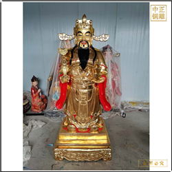 鑄銅關(guān)公 大型站像銅佛像鑄造