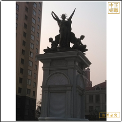 鑄銅關(guān)公 小區(qū)景觀西方人物雕塑