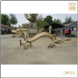 鑄銅關(guān)公 室外大型景觀銅龍雕塑鑄造