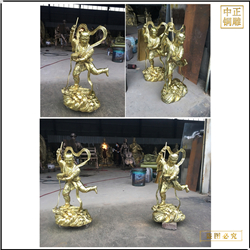 鑄銅關(guān)公 鎏金佛像鑄造