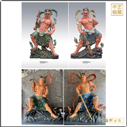 鑄銅關(guān)公 金剛力士銅雕塑鑄造廠