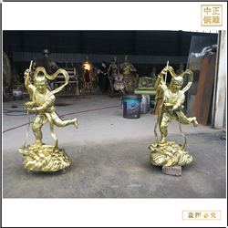 鑄銅關(guān)公 小型神像鑄造廠