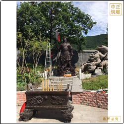 鑄銅關(guān)公 立式大型銅關(guān)公