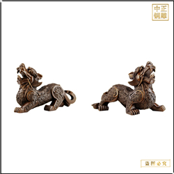 鑄銅關(guān)公 純銅貔貅一對價(jià)格