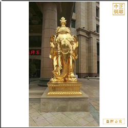鑄銅關(guān)公 企業(yè)門口銅大象鑄造價(jià)格