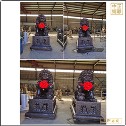 鑄銅關(guān)公 廣場(chǎng)鑄銅故宮獅子定制