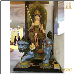鑄銅關(guān)公 大型文殊普賢銅佛像