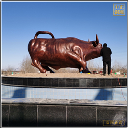 鑄銅關(guān)公 廣場(chǎng)華爾街銅牛生產(chǎn)廠家