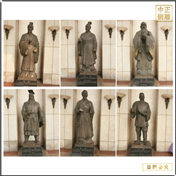 鑄銅關(guān)公 各種古代名人銅雕塑