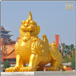 鑄銅關(guān)公 室外大型銅貔貅雕塑