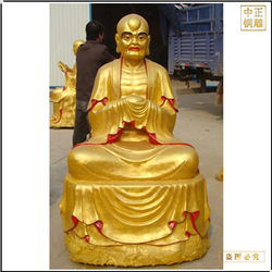 鑄銅關(guān)公 十八羅漢銅佛像批發(fā)