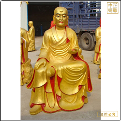 鑄銅關(guān)公 十八羅漢銅佛像雕塑