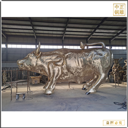 鑄銅關(guān)公 河北純銅鑄造華爾街牛