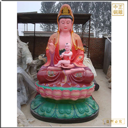 鑄銅關(guān)公 大型觀音菩薩銅像加工