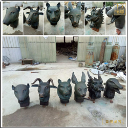 鑄銅關(guān)公 純銅十二生肖銅雕塑批發(fā)