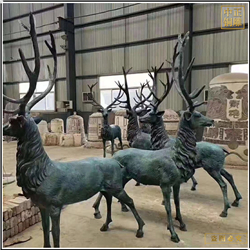 群鹿雕塑鑄造價格 群鹿雕塑鑄造價格