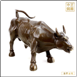 鑄銅關(guān)公 銅牛雕塑鑄造