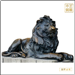 鑄銅關(guān)公 歐式銅獅子圖片