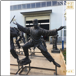 鑄銅關(guān)公 現(xiàn)代人物銅雕定制
