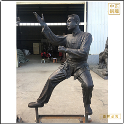 鑄銅關(guān)公 現(xiàn)代人物雕塑廠家