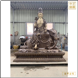 鑄銅關(guān)公 加工定制銅佛像