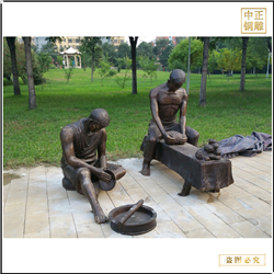 鑄銅關(guān)公 公園古代人物雕塑擺件