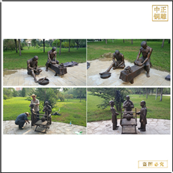 鑄銅關(guān)公 景觀古代人物雕塑