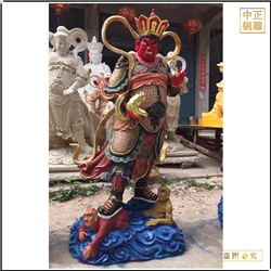 天王殿兩側(cè)護(hù)法四大天王神像 天王殿兩側(cè)護(hù)法四大天王神像