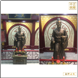 大型景區(qū)室內人物站像雕塑