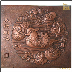 鑄銅關(guān)公 景觀銅浮雕壁畫