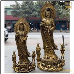 鑄銅關公 純銅觀音菩薩銅像報價