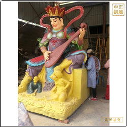 鑄銅關(guān)公 寺廟風水鑄銅四大天王佛像