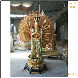 鑄銅關(guān)公 供應千手觀音菩薩銅像