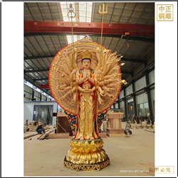 鑄銅關(guān)公 供應千手觀音菩薩銅像價格