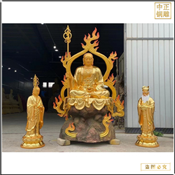 鑄銅關(guān)公 鎏金大型地藏王佛像加工