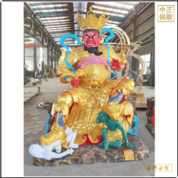 鑄銅關(guān)公 4米鑄銅四大天王佛像擺件