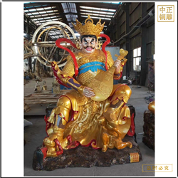 鑄銅關(guān)公 3米鑄銅四大天王佛像擺件