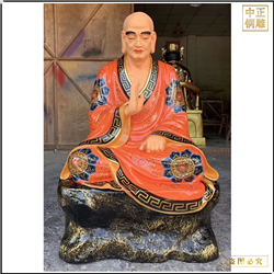 鑄銅關(guān)公 寺廟銅雕十八羅漢雕像