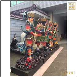 鑄銅關(guān)公 黃銅四大天王佛像制作