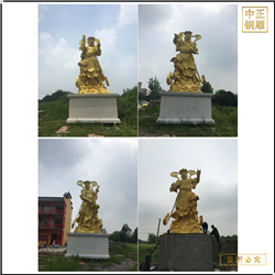 鑄銅關(guān)公 大型四大天王銅像制作
