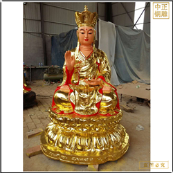 鑄銅關(guān)公 寺廟銅像地藏王菩薩定做